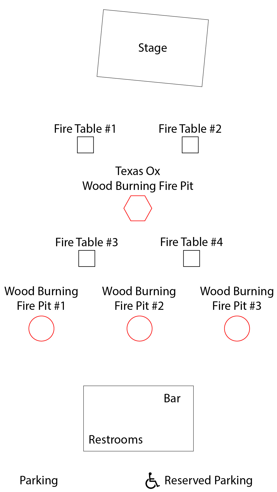 Venue seating map