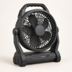 Portable rechargeable rental fan